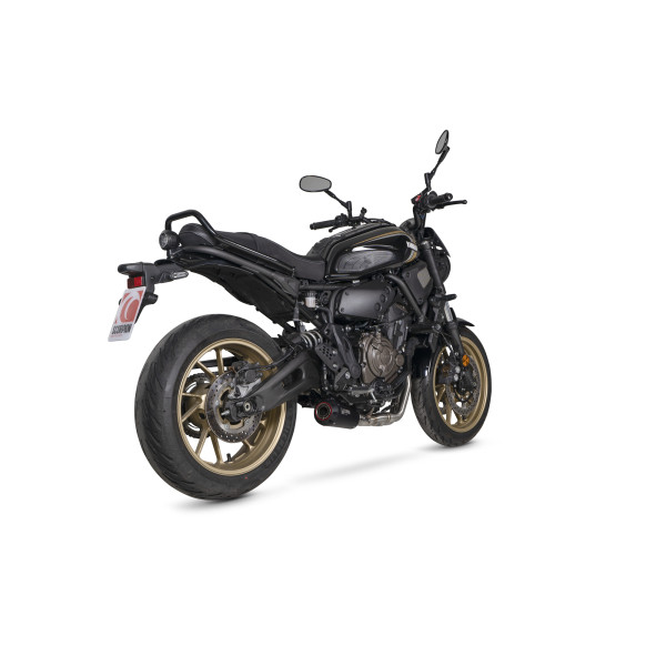 Scorpion Exhaust Yamaha XSR 700 2021 - 2023 Red Power Full System Black Ceramic Coated Sleeve